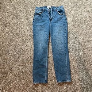 Abercrombie & Fitch Women's Straight Leg Blue Jeans